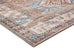Nazri Orange and Blue Traditional Distressed Washable Rug*NO RETURNS UNLESS FAULTY