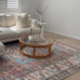 Nazri Orange and Blue Traditional Distressed Washable Rug*NO RETURNS UNLESS FAULTY