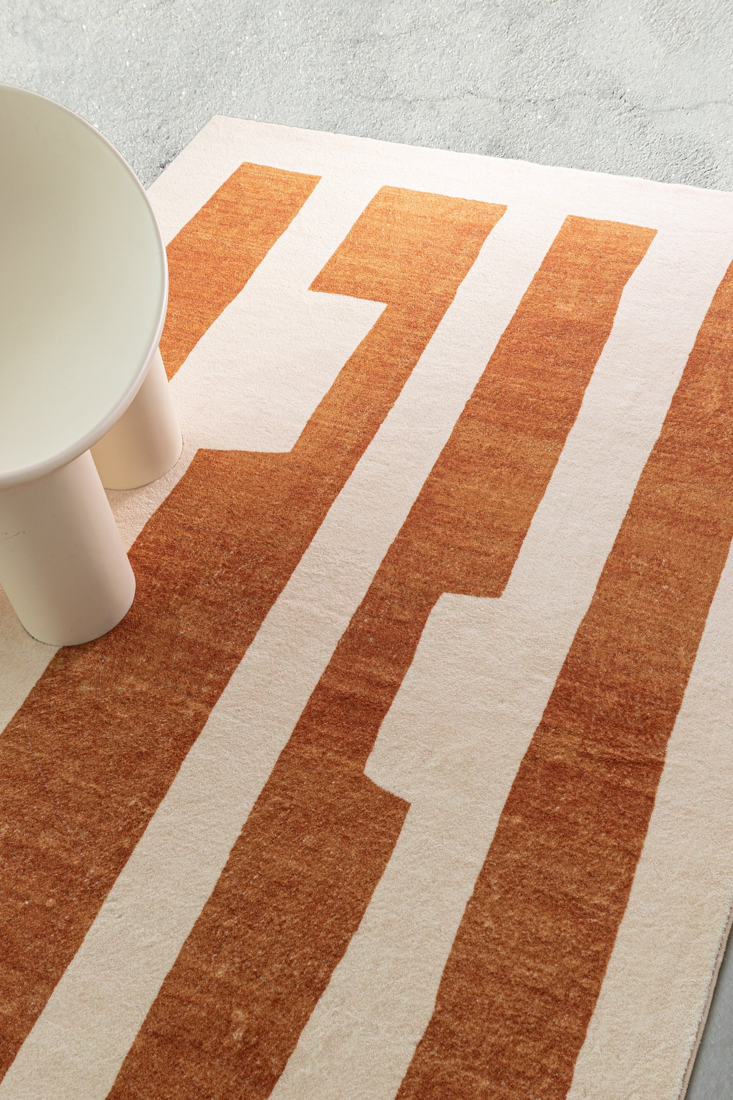 Yorkville Brown Printed Washable Rug