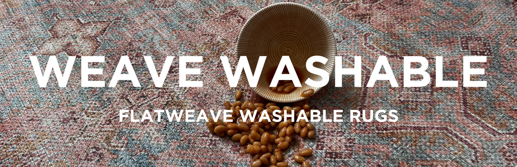 Weave Washable: Flatweave Washable Rugs