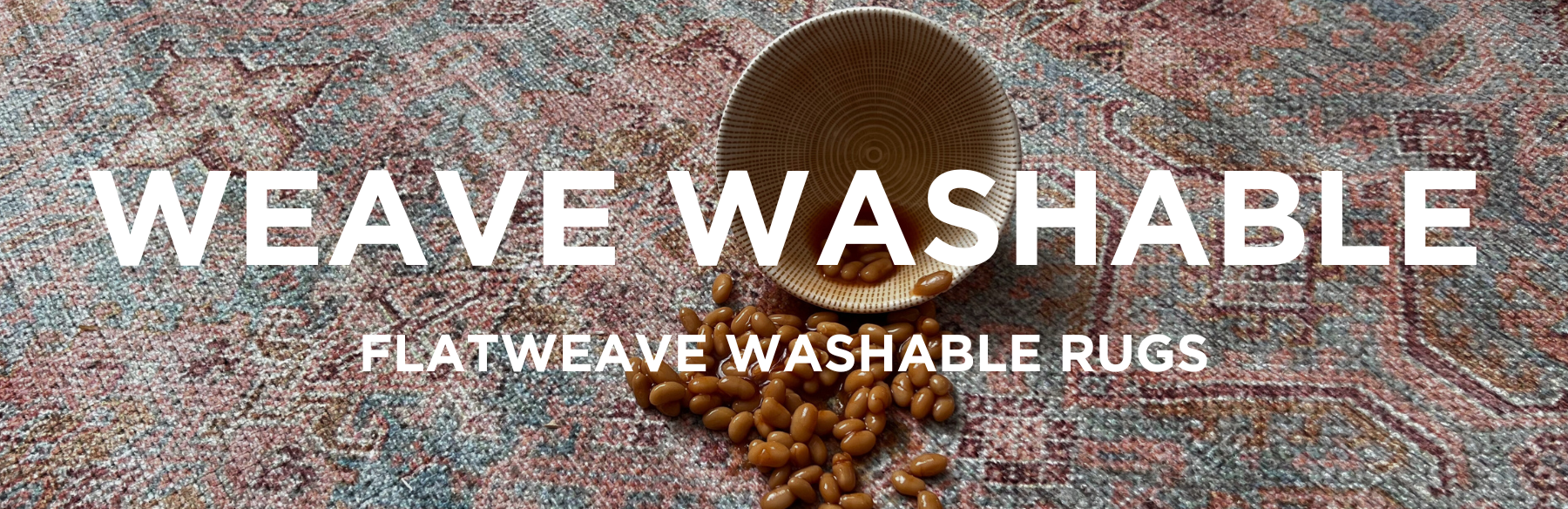 Weave Washable: Flatweave Washable Rugs