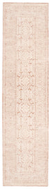 Alessandra Peach and Ivory Tribal Textured Runner Rug