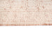 Alessandra Peach and Ivory Tribal Textured Runner Rug