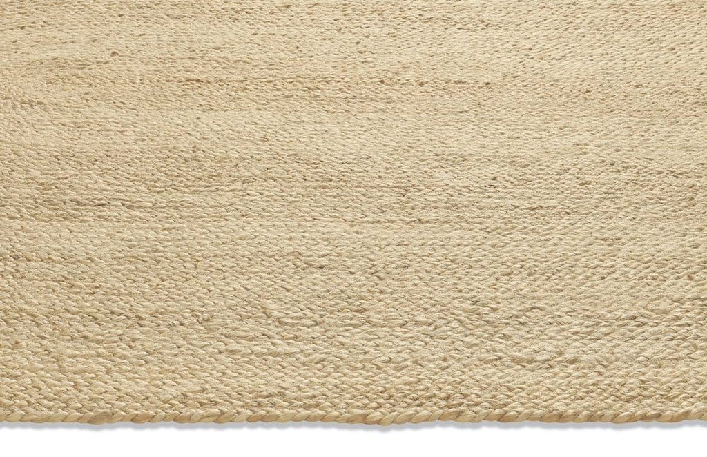 Amber Natural Braided Oval Jute Rug