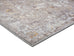 Ava Grey and Gold Traditional Distressed Washable Runner Rug