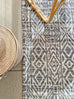Aviva Brown and Ivory Transitional Tribal Rug