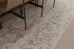 Cabanela Cream and Beige Distressed Washable Rug