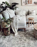 Cara Cream And Grey Transitional Medallion Rug