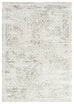 Clementine Grey and Ivory Distressed Floral Rug