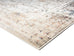Constance Beige And Blue Distressed Floral Rug