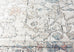 Constance Beige And Blue Distressed Floral Runner Rug