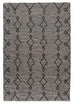 Ebba Black and Cream Tribal Rug