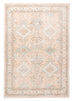 Edwina Peach and Blue Distressed Washable Rug