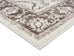 Elsa Cream And Brown Traditional Bordered Floral Runner Rug