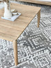 Estrella Brown and Ivory Transitional Tribal Rug
