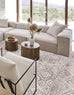 Estrella Brown and Ivory Transitional Tribal Rug