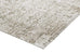 Evangeline Stone Grey Distressed Floral Design Rug