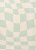 Ilenna Green and Ivory Abstract Checkered Washable Rug