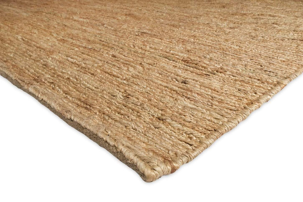 Raven Natural Tan Braided Jute Rug