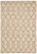 Karoline Diamond Pattern Beige Wool Rug