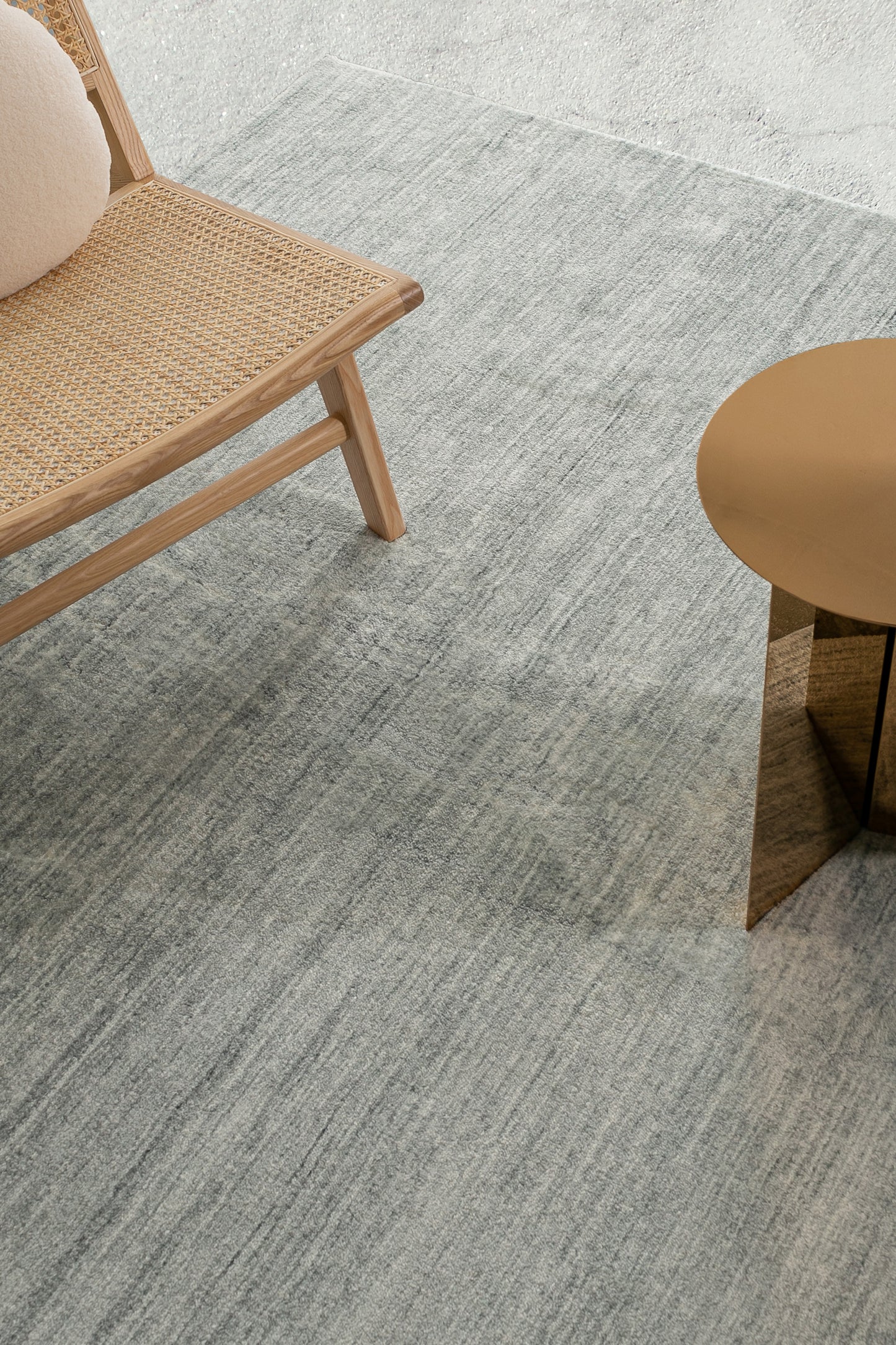 Khoyama Green Distressed Washable Rug
