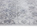Lorna Grey Blue and Ivory Transitional Distressed Motif Runner Rug