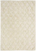 Lova Diamond Pattern Ivory Wool Rug
