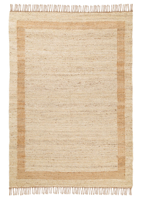 Marnie Natural and Bleached Bordered Jute Rug