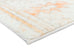 Neride Orange and Cream Tribal Washable Rug