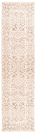 Paloma Peach and Ivory Tribal Patterned Runner Rug