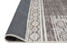 Raia Charcoal and Grey Tribal Distressed Washable Runner Rug