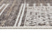 Raia Charcoal and Grey Tribal Distressed Washable Runner Rug