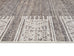 Raia Charcoal and Grey Tribal Distressed Washable Runner Rug