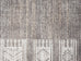 Raia Charcoal and Grey Tribal Distressed Washable Runner Rug