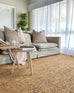 Raven Natural Tan Braided Jute Rug