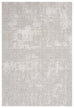 Satine Grey and Ivory Distressed Floral Tribal Rug