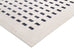 Taber Cream and Black Rectangles Washable Rug