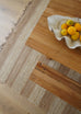 Tamsyn Natural and Bleached Striped Jute Rug