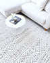 Tatiana Ivory and Grey Textured Tribal Rug