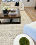 Tatiana Ivory and Grey Textured Tribal Rug