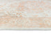 Theodora Orange and Beige Distressed Washable Rug