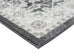 Vada Cream Ivory And Grey Traditional Medallion Floral Runner Rug