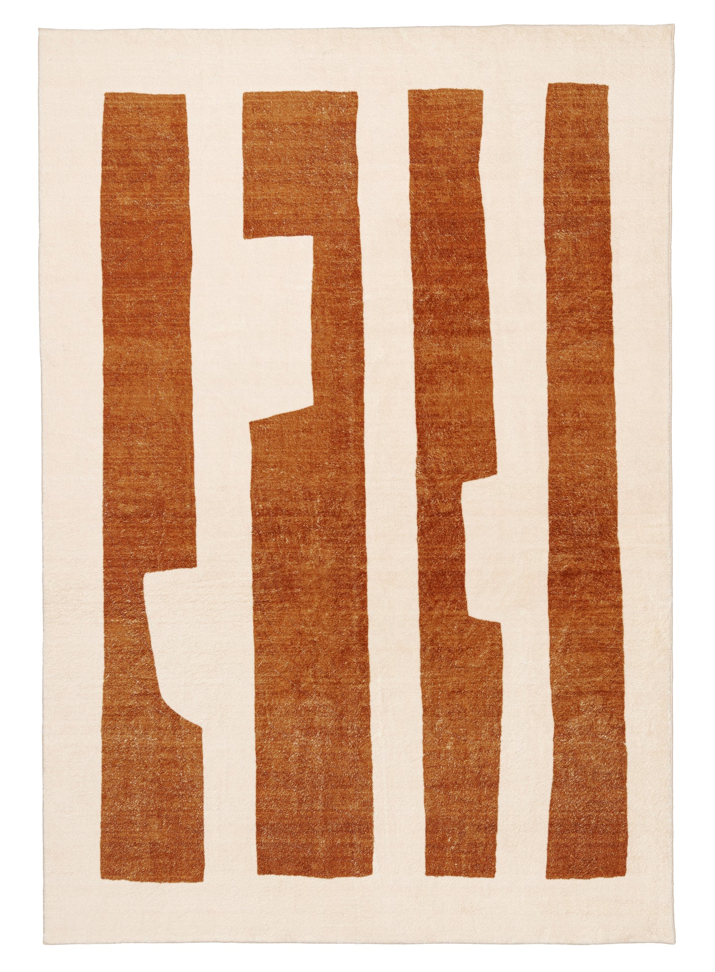 Yorkville Brown Printed Washable Rug
