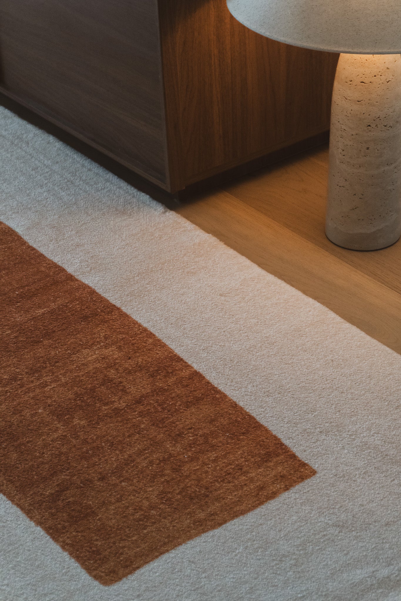Yorkville Brown Printed Washable Rug