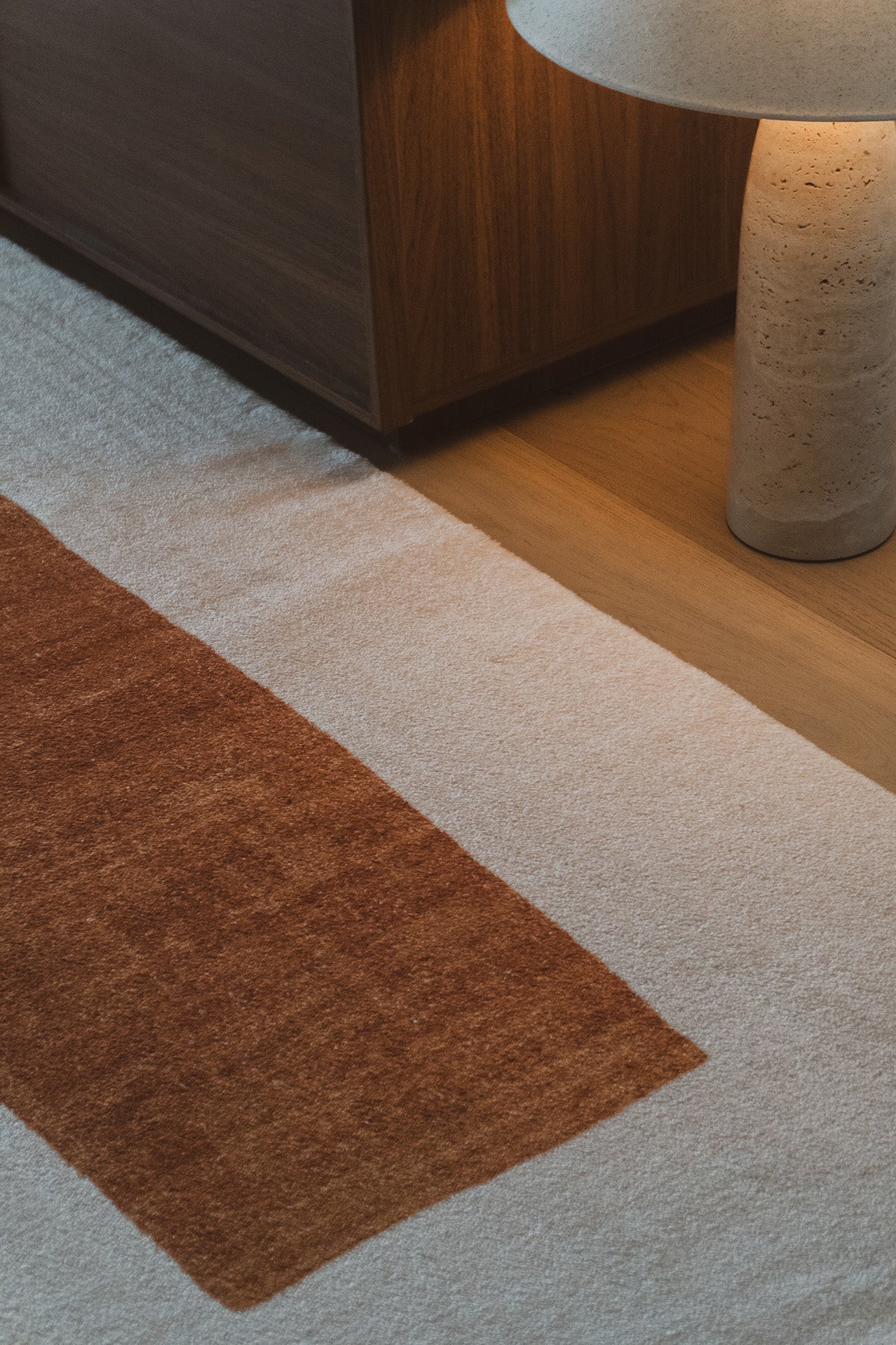 Yorkville Brown Printed Washable Rug