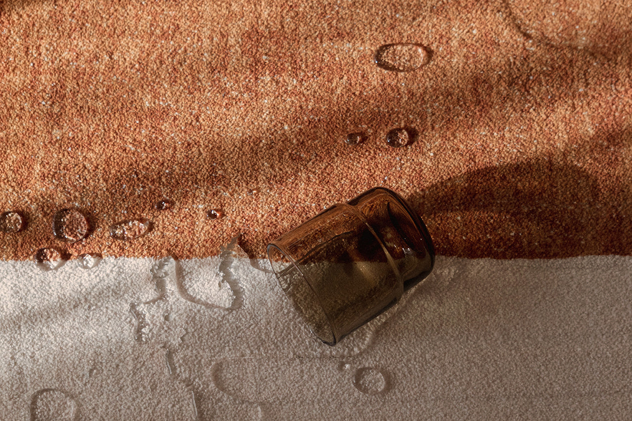 Yorkville Brown Printed Washable Rug