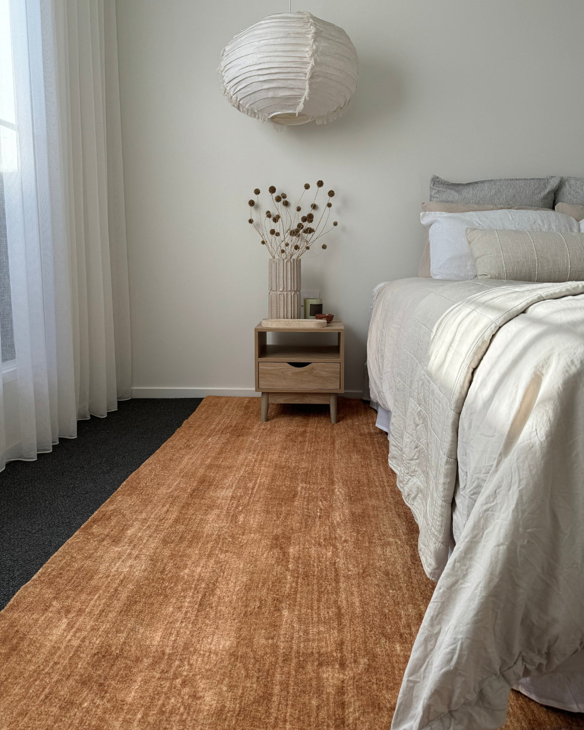 Zoey Caramel Washable Rug